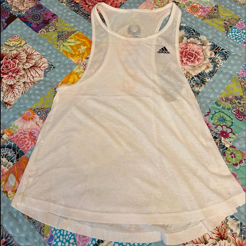 sheer adidas tank top